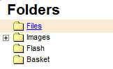Folder wybrany w CKFinderze